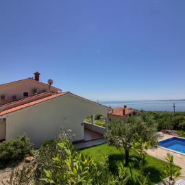 Beautiful villa Marevista with sea view and pool in Labin near Rabac