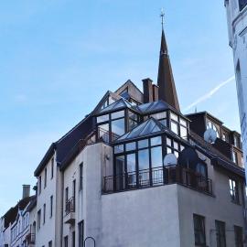 Super Penthouse #9 oder Studio #6 mit Aufzug, Terrasse & Wintergarten im Zentrum