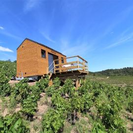 Tiny house au cœur du vignoble beaujolais, hotel i Fleurie