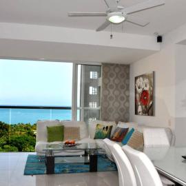 Acogedor con vista al mar en Condominio Zazue a 300 metros de la playa Bellohorizonte Santa Marta