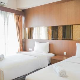 Compact and Cozy Studio Atria Residence Gading Serpong Apartment By Travelio
