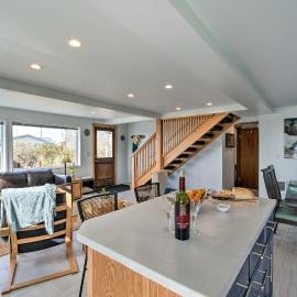 Coastal Retreat: Deck, Ocean Views + Walk to Beach
