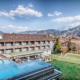 Obermühle 4*S Boutique Resort – hotel w Garmisch Partenkirchen