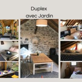 Appartement Duplex avec Jardin Attenant