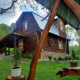 Дерев'яний будинок з банею, hotel din Oriv