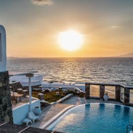 Sunset Villa Iza, hotelli kohteessa Agios Ioannis Mykonos
