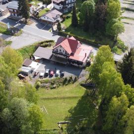 Pension Aura Špičák, některé pokoje se saunou, hotel i Železná Ruda