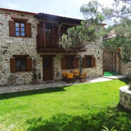 Luxury stone villa in Nikiti