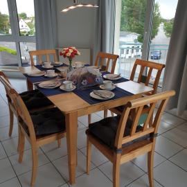 젬핀에 위치한 호텔 Ferienwohnung Sonnenblick mit 3 Zimmer und Balkon