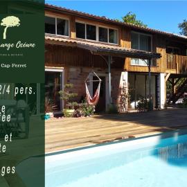 La Grange Océane SPA, Clim & Piscine chauffée en saison, hotel i Lège-Cap-Ferret