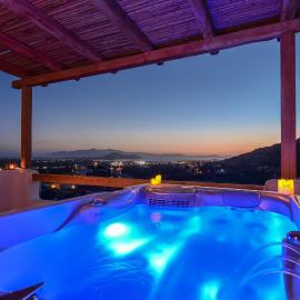 Naxos Pantheon Luxury Apartments, hotel a Agkidia
