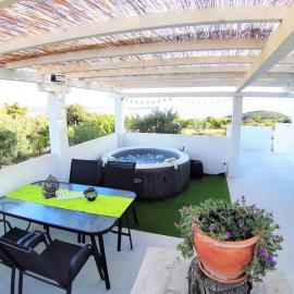 Apartment Svilan - terrace with sea view and nature