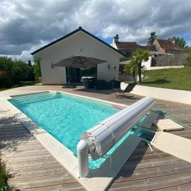 Maison de vacances contemporaine, plein Périgord pourpre