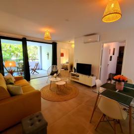 Appartement le Cattleya à proximité du lagon de l'Ermitage les bains