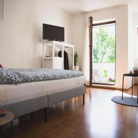 Gemütliches Apartment in der Nähe von Stuttgart、ヴァイブリンゲンのホテル