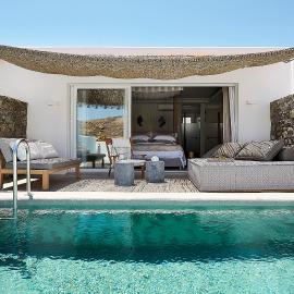 Palladium Hotel and Spa, a member of Mykonos Highlights, hotell sihtkohas Platis Yialos Mykonos