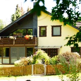Ferienwohnung im Wald mit Kamin