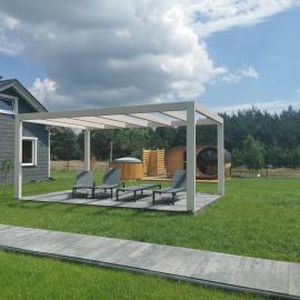 ARKADIA - Domki z balią i sauną nad Wartą, hotel u gradu Prusicko