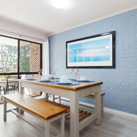 Bay Parklands 57 ground floor unit with pool tennis court and aircon