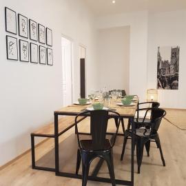 Grand appartement, 3 chambres, centre de Dieppe