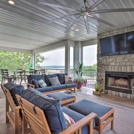 Boat Dock, Game Room! Multi-Level Osage Beach Home