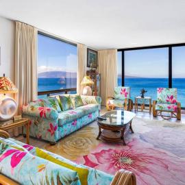 Kaanapali Beach RARE 2 Bed 2 Bath Penthouse Corner View Premiere Luxury