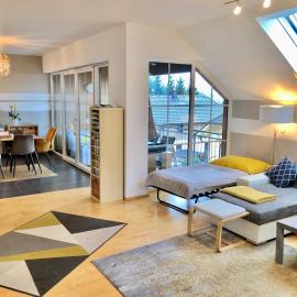FeWo Atterseeperle - 80m2 mit See- und Gebirgsblick, hotel Steinbach am Atterseeben