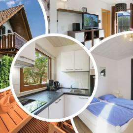 Seepark Kirchheim Ferienhaus bei Diane mit Sauna, hotel a Kirchheim
