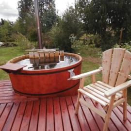 Cabañas Troncos de Alerce en Puerto Montt con tinaja caliente, hotelli kohteessa Alerce