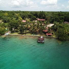 Coras Place Bacalar Lagoon front