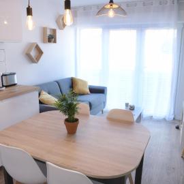 Appart T2 avec terrasse, parking et wifi