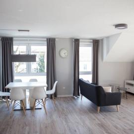 moderne Neubau-Wohnung mit Kamin und 35qm Dachterrasse, hotel em Trossingen