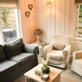 Vakantiewoning Weverijstraat met strandcabine