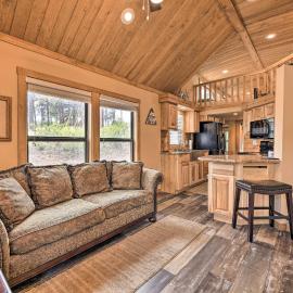 Pagosa Springs Tiny Cabin: Fish, Hike, Ski & Soak!, hotel in Pagosa Springs