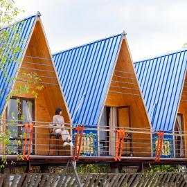Ben Tre में, होटल Cồn Phụng Retreats Mekong - Nature Island with Free Boat Shuttle & Fishing