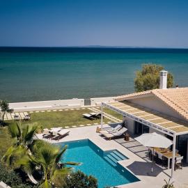 Viesnīca Astarte Villas - Onda Del Mar Beach Villa pilsētā Argasi