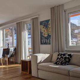 Ferienwohnung Parsennblick mit Dachterrasse