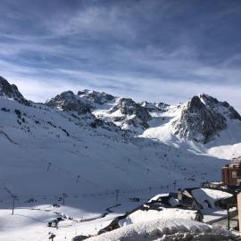 Duplex 8 couchages, au pied des pistes de la Mongie, hotel u gradu 'La Mongie'
