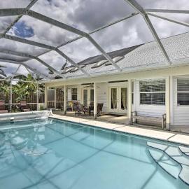 Cocoa Beach Paradise: Screened Pool, Patio + Games
