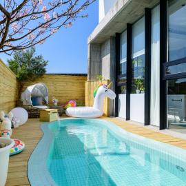Villa Le Ballon Bleu 宜蘭縣民宿第1624號, hotelli Wujiessa