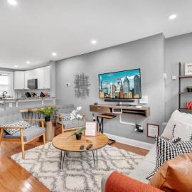 Stunning 3BR Modern Charm in South Philly