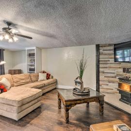 Relaxing Lincoln Forest Retreat w/ Wraparound Deck
