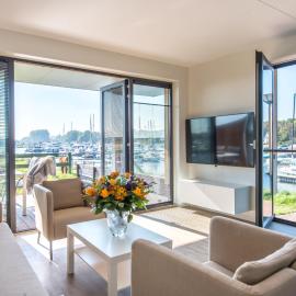 Apartment in Kamperland with Marina Views
