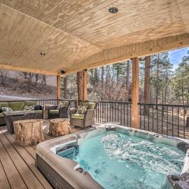 Ruidoso A-Frame Cabin ~ 1 Mi to Grindstone Lake!