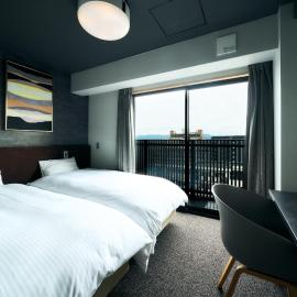 Rakuten STAY Kyoto Station Twin Room with ceiling projector, hotel in Kyoto