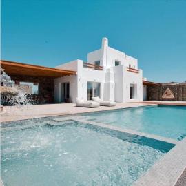 Blue Orchid Villa Mykonos โรงแรมในคาลาฟาติส