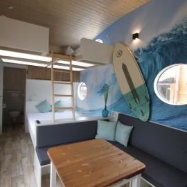 Tiny Wave Tiny House auf dem Campingplatz Strandgut, hotel em Cuxhaven