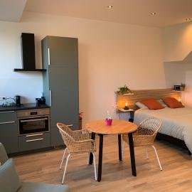 Green studio-Situé à 15 min de Botrange, Parc Hautes Fa gnes et Francorchamps, hotel v destinácii Heusy