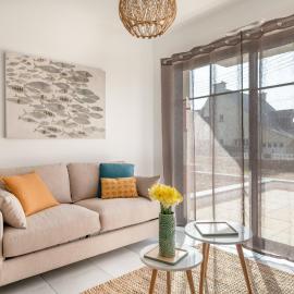 À 50m de la plage, bel appartement pour 6