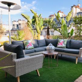 BEAUTIFUL PLACE WITH BREATHTAKING PRIVATE ROOFTOP TERRACE 210m2 IN CITY OF LOVE PARIS